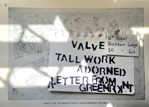 Valve, Tall Work, A Letter From Greenpoint