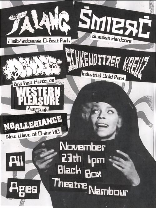Jalang, Schkeuditzer Kreuz, Smeirc, Drudge, Western Pleasure, No Allegiance